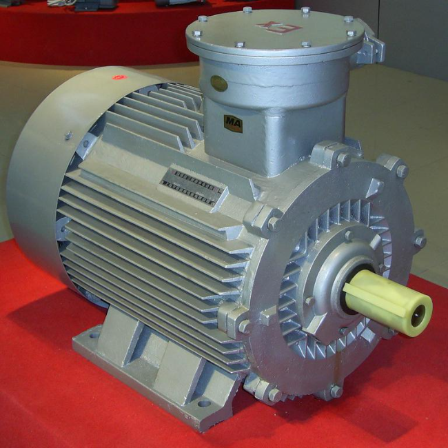 YE2-160L-2防爆电机45°角实拍